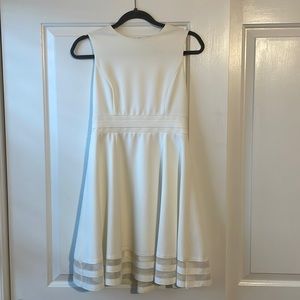 Calvin Klein White Sleeveless Dress